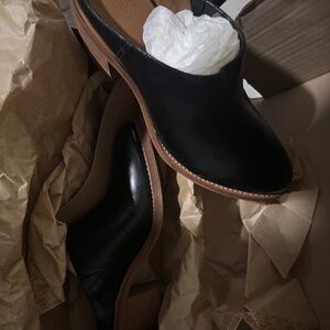 FRYE Leather Mules